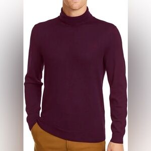 NWT Club Room Men’s Merino Wool Blend Turtleneck Sweater